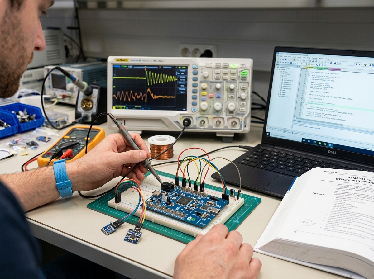Advanced STM32 Sensor Interfacing and Signal Processing